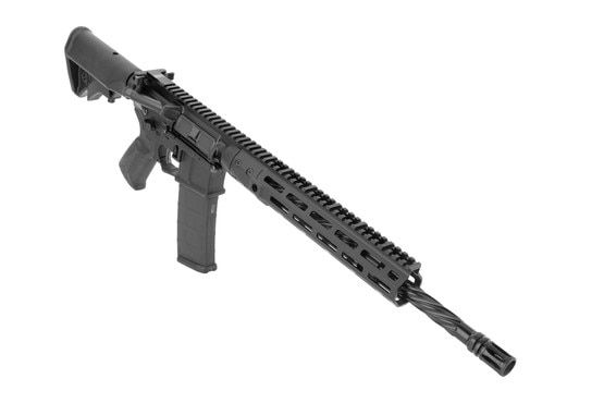 LWRC IC DI 5.56 AR15 rifle with a black finish